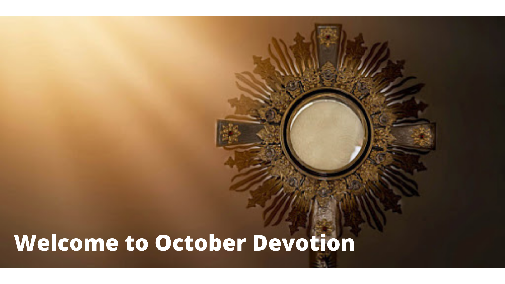 Daily Intentions for October Devotion