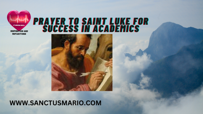 Prayer to saint Luke for academic Success